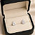 Brinco Gota Moissanite 7x9mm Prata 925 com Ródio - Imagem 4