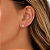 Brinco Gotinha 3x5mm Cravejada Moissanite Prata 925 com Ródio - Imagem 2