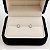 Brinco Gotinha 3x5mm Cravejada Moissanite Prata 925 com Ródio - Imagem 3