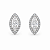 Brinco Navete 4x8mm Cravejado Moissanite Prata 925 com Ródio - Imagem 3