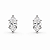 Brinco Navete Moissanite 5x10mm Prata 925 com Ródio - Imagem 1