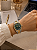 Relógio Seculus Feminino Analógico Aço Bicolor Fundo Verde Catraca Facetada 36mm 77323LPSVBA3 - Imagem 3