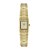 Relógio Seculus Feminino Analógico Mini Retangular Bracelete Rígido Dourado Vidro Facetado 39000LPSVDB1 - Imagem 1