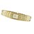 Relógio Seculus Feminino Analógico Mini Retangular Bracelete Rígido Dourado Vidro Facetado 39000LPSVDB1 - Imagem 4