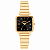 Relógio Condor CO2035NCX4P Feminino Dourado Fundo Preto - Imagem 1