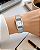 Relógio Technos Feminino Analógico Retangular Mini Aço Prata 20mm 2035NEQ/1K - Imagem 2