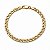 Pulseira Elos Grumet Duplos 5mm Ouro18K - Imagem 1