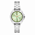 Relógio Orient Feminino Analógico Aço Prata Mostrador Verde Com Cristais 32mm FBSS0158 F3SX - Imagem 1