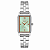 Relógio Orient Feminino Analógico Eternal Aço Prata Retangular Mostrador Cinza LBSS0095 G3SX - Imagem 1