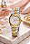 Relógio Orient Feminino Automático 3 Estrelas Bicolor Prata Dourado 559EB3NH B1SK Original - Imagem 4