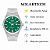 Relógio Orient Prx Masculino Prata Fundo Verde Clássico Aço MBSS1493 E1SX Original - Imagem 2