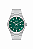 Relógio Orient Prx Masculino Prata Fundo Verde Clássico Aço MBSS1493 E1SX Original - Imagem 1