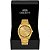 Relógio Orient NH3GG008C1KX Masculino Automático 3 Estrelas Dourado com Calendário Duplo 50M - Imagem 8