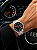 Relógio Orient Masculino Prata Fundo Preto Solartech Aço MBSS1502 P1SX Original - Imagem 2