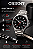 Relógio Orient Masculino Prata Fundo Preto Solartech Aço MBSS1502 P1SX Original - Imagem 3