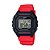 Relógio Casio Masculino Digital Esportivo Preto e Vermelho Bateria 7 Anos W-218H-4BVDF-SC - Imagem 1
