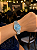 Relógio Orient Feminino Analógico Aço Prata Mostrador Azul Com Cristais 32mm FBSS0158D3SX - Imagem 3