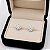 Brinco Ponto de Luz 6mm Moissanite Prata 925 com Ródio - Imagem 3