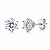 Brinco Ponto de Luz 5mm Moissanite Prata 925 com Ródio. - Imagem 6