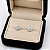 Brinco Ponto de Luz 5mm Moissanite Prata 925 com Ródio. - Imagem 4