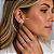 Brinco Ponto de Luz 5mm Moissanite Prata 925 com Ródio. - Imagem 3