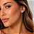 Brinco Ponto de Luz Quadrado 10mm Moissanite Prata 925 com Ródio - Imagem 5