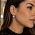 BRINCO ARGOLA MOISSANITE 7MM PRATA LEGÍTIMA 925 - Imagem 3