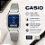 Relógio Casio Unissex Vintage Analógico e Digital Prata Mostrador Azul AQ-230EM-2ADF-SC - Imagem 3