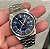Relógio Orient Solartech Masculino Aço Prata Fundo Azul Bracelete Integrado 42mm MBSS1503 D2SX - Imagem 6