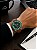 Relógio Orient Masculino Aço Calendário Perpétuo Safira 42mm Verde Sunray MBSCC070 E1MX - Imagem 3