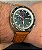 Relógio Orient Masculino Aço Calendário Perpétuo Safira 42mm Verde Sunray MBSCC070 E1MX - Imagem 5