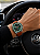 Relógio Orient Masculino Aço Calendário Perpétuo Safira 42mm Verde Sunray MBSCC070 E1MX - Imagem 7