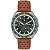 Relógio Orient Masculino Aço Calendário Perpétuo Safira 42mm Verde Sunray MBSCC070 E1MX - Imagem 1