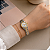 Relógio Orient Feminino Automático Aço Bicolor Prata Dourado Fundo Madrepérola 24mm NH6MM005 B1SK - Imagem 3