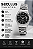 Relógio Seculus Masculino Automático Black Miyota Safira Bracelete Integrado 40mm 77313G0SVNA1 - Imagem 3