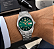 Relógio Orient Masculino Automático 3 Estrelas Prata Fundo Verde 469WA3NHE1SX Original - Imagem 3