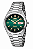 Relógio Orient Masculino Automático 3 Estrelas Prata Fundo Verde 469WA3NHE1SX Original - Imagem 1