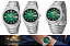 Relógio Orient Masculino Automático 3 Estrelas Prata Fundo Verde 469WA3NHE1SX Original - Imagem 3