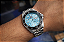 Relógio Orient Masculino Automático Submariner Aço Azul Celeste NH3SS010 A1SX Original - Imagem 3