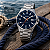 Relógio Orient Masculino Prata Fundo Azul Solartech Aço MBSS1502 D1SX Original - Imagem 1