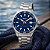 Relógio Orient Masculino Prata Fundo Azul Solartech Aço MBSS1502 D1SX Original - Imagem 2