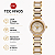 Relógio Technos 2035LWF/1X Feminino Cerâmica Nude 23mm Safira - Imagem 2