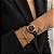 Pulseira Elo Lacraia 5mm Ouro 18K - Imagem 2