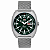 Relógio Orient 3 Estrelas F49SS023 E1SX Verde  Pulseira Couro Extra - Imagem 3