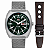 Relógio Orient 3 Estrelas F49SS023 E1SX Verde  Pulseira Couro Extra - Imagem 1