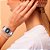 Relógio Casio Vintage Mini Feminino Prata Azul LA670WA-2DF - Imagem 6
