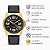 Relógio Orient Masculino Dourado Esportivo Pulseira Silicone Preto Diver MGSP0001 P2PX Original - Imagem 5