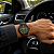 Relógio Orient Masculino SolarTech Preto Fundo Verde Couro Marrom MPSC1016 E2NX - Imagem 2