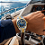 Relógio Orient Masculino Automático Aço Inoxidável Fundo Azul YN6TT004 D1SK - Imagem 2