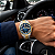 Relógio Orient Masculino Automático Aço Inoxidável Fundo Azul YN6TT004 D1SK - Imagem 3